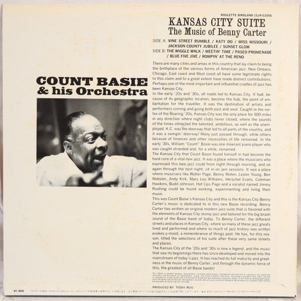 Release: Kansas City Suite - The Music Of Benny Carter-Vinyl-Japan-1983-YS-7137-RO-15184255