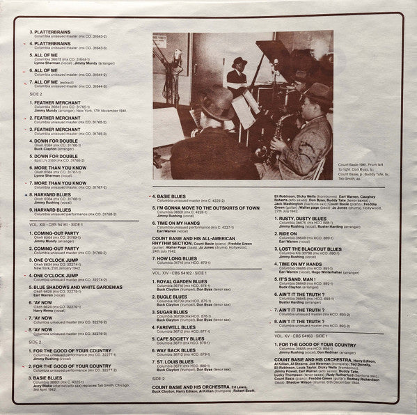 The Complete Count Basie Vol. 11 To 20 1941-1951