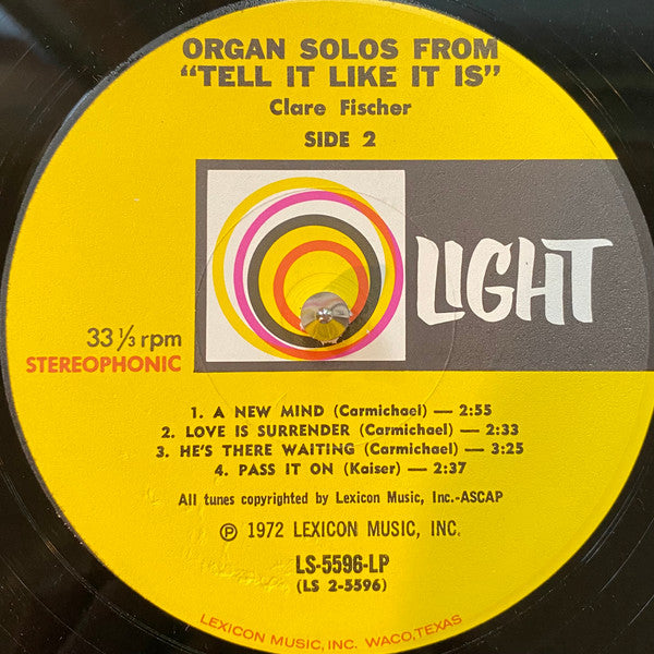 Organ Solos From Tell It Like It Is