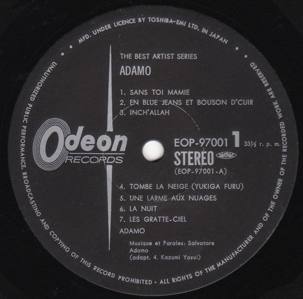 Adamo - The Best Artist Series