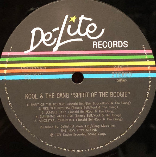 Release: Spirit Of The Boogie-Vinyl-Japan-1975-ISS-80350-12284157