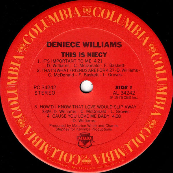 Release: This Is Niecy-Vinyl-US-1976-PC 34242-13780439