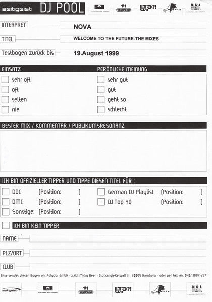 Welcome To The Future (Remixes)