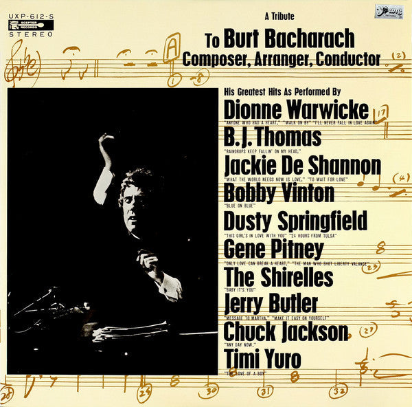 Release: A Tribute To Burt Bacharach Composer, Arranger, Conductor-Vinyl-Japan-1972-UXP-612-S, SPS5100-11074027