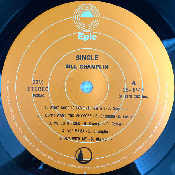 Master Release: Single by Bill Champlin