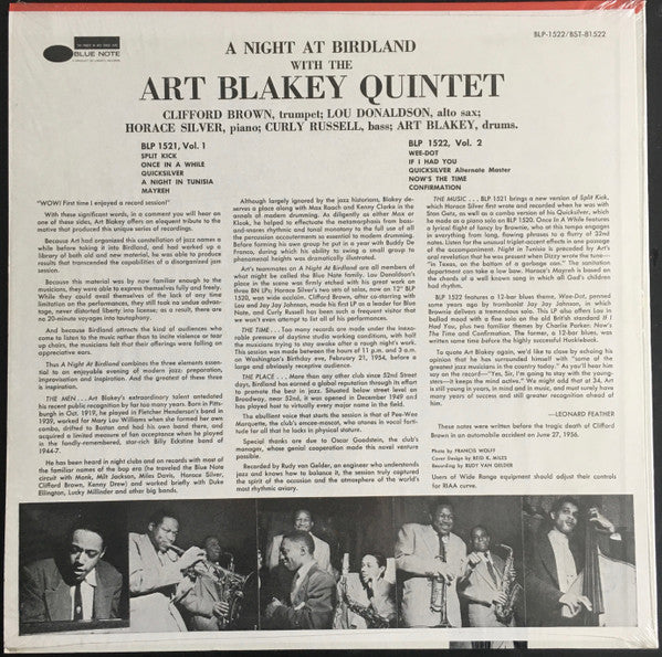 A Night At Birdland Volume 2