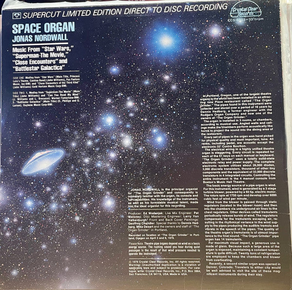 Release: Space Organ-Vinyl-US-1979-CCS-6003-21314641