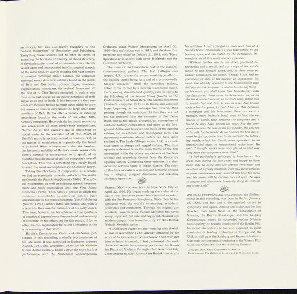 Bartók Violin Concerto