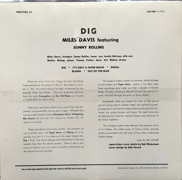 Release: Dig-Vinyl-US-None-OJC-005, P-7012-14424937