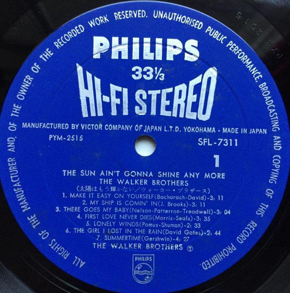 The Sun Ain't Gonna Shine Anymore = 太陽はもう輝かない