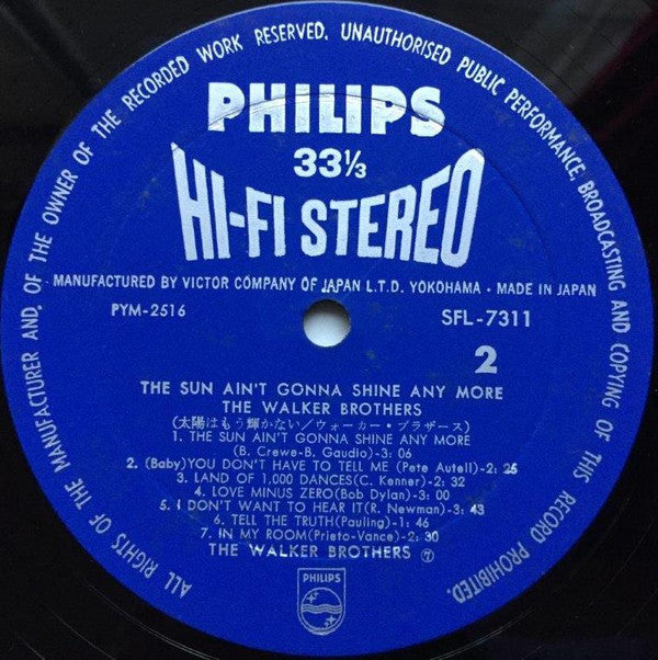 The Sun Ain't Gonna Shine Anymore = 太陽はもう輝かない