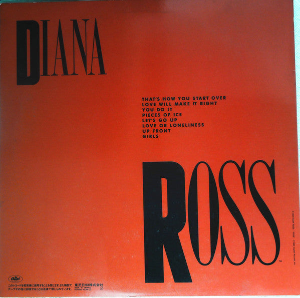 Release: Ross-Vinyl-Japan-1983-ECS-81610-18788626