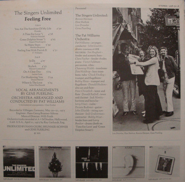 Master Release: Feeling Free by The Singers Unlimited