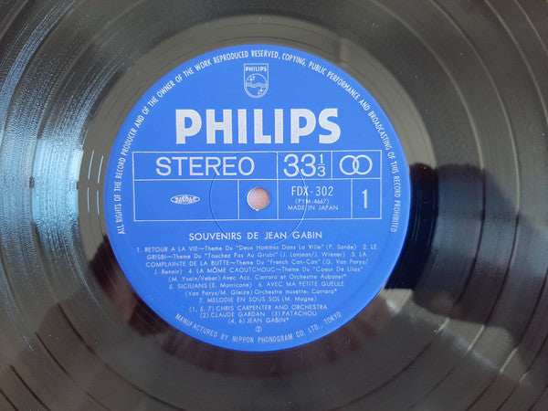 Souvenirs de Jean Gabin