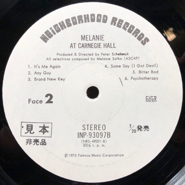 Melanie At Carnegie Hall