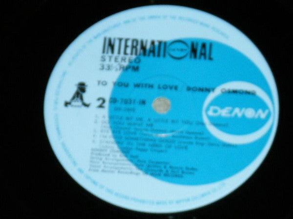 To You With Love, Donny