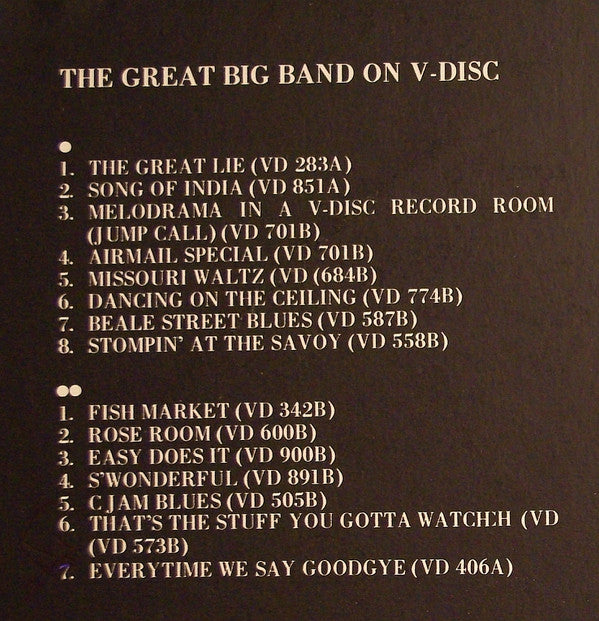 The Great Big Band On V-Disc