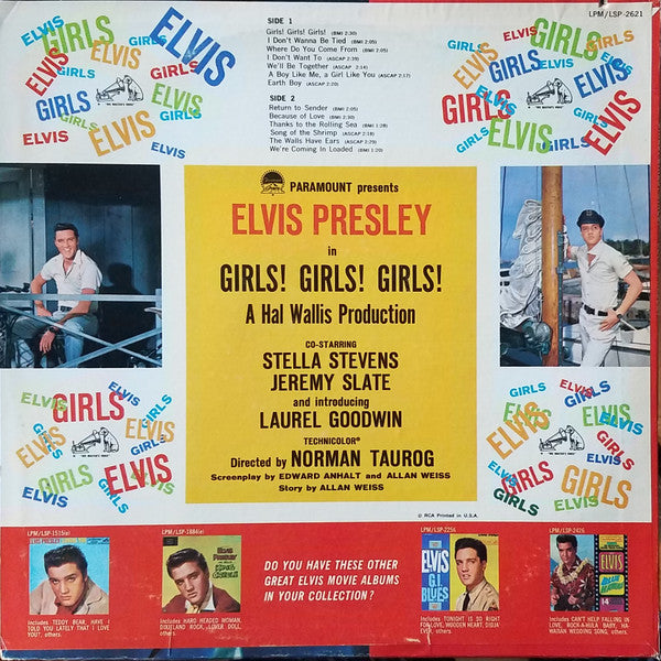 Release: Girls! Girls! Girls!-Vinyl-US-1977-LPM/LSP-2621, LSP-2621, LSP 2621-13589650