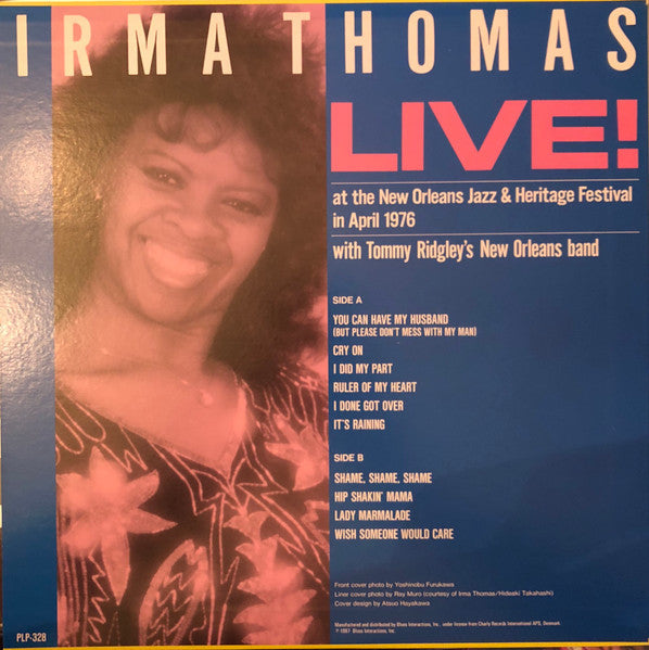 Release: Live-Vinyl-Japan-None-PLP-328-11865545