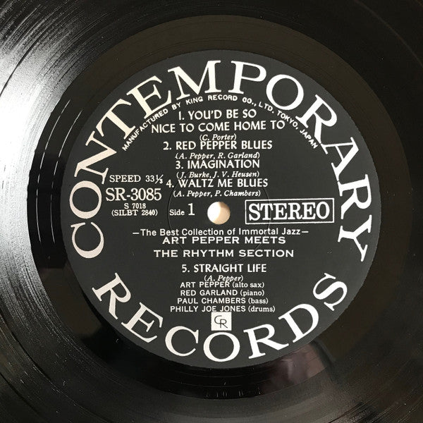 Art Pepper Meets The Rhythm Section