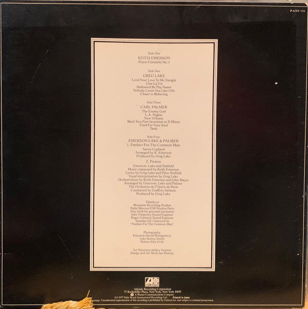 Release: Works (Volume 1)-Vinyl-Japan-1977-P-6311~2A-20635036