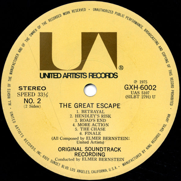 The Great Escape  (Original Motion Picture Soundtrack)