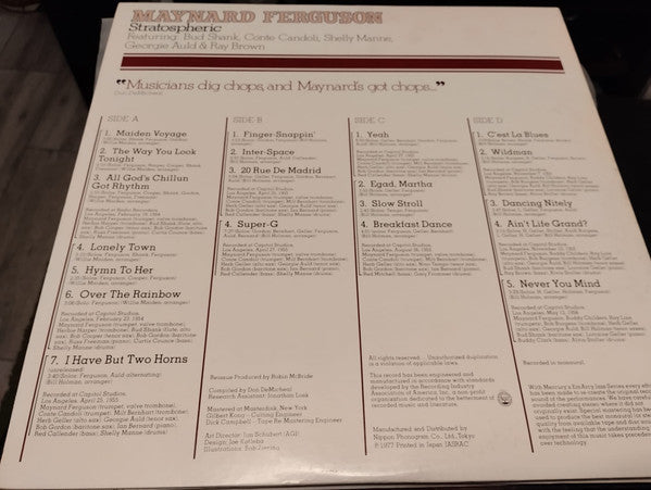 Master Release: Stratospheric by Maynard Ferguson