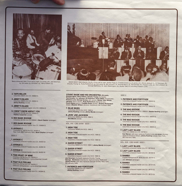 The Complete Count Basie Vol. 11 To 20 1941-1951