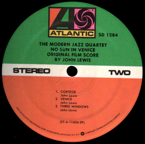 The Modern Jazz Quartet Plays One Never Knows (Original Film Score For “No Sun In Venice”)