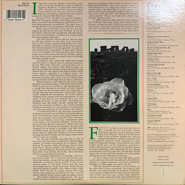 Release: Fairport Chronicles-Vinyl-US-None-SP 6016-16262433