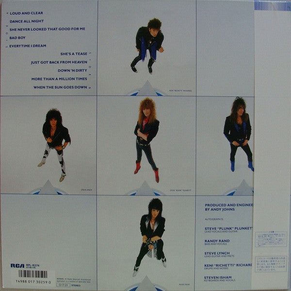 Release: Loud And Clear-Vinyl-Japan-1987-RPL-8374-13371544
