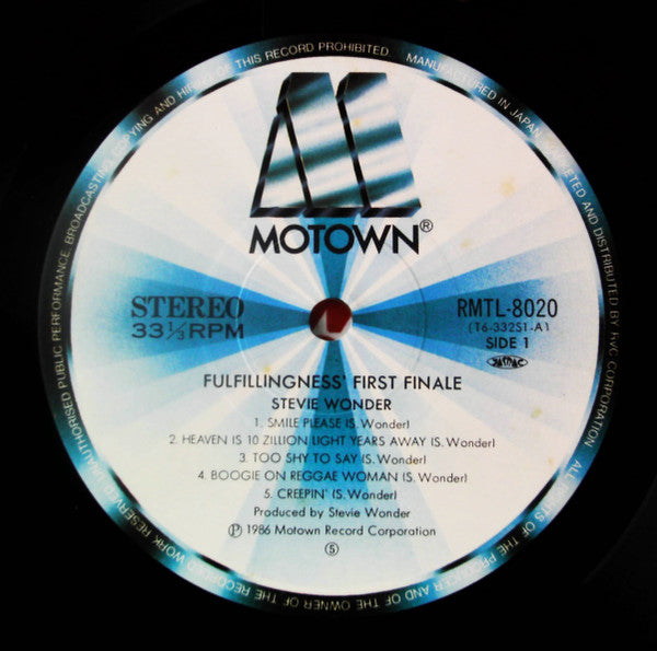 Fulfillingness' First Finale