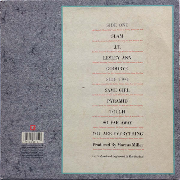 Release: Close-Up-Vinyl-US-1988-9 25715-1, 1-25715-16124077