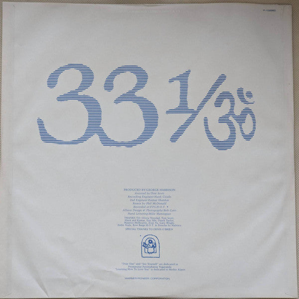 Thirty Three & 1/3 = 33 & 1/3