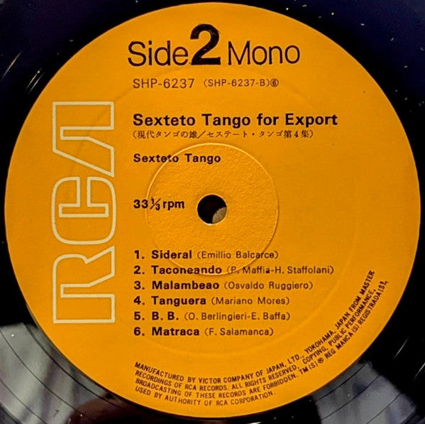 Sexteto Tango For Export