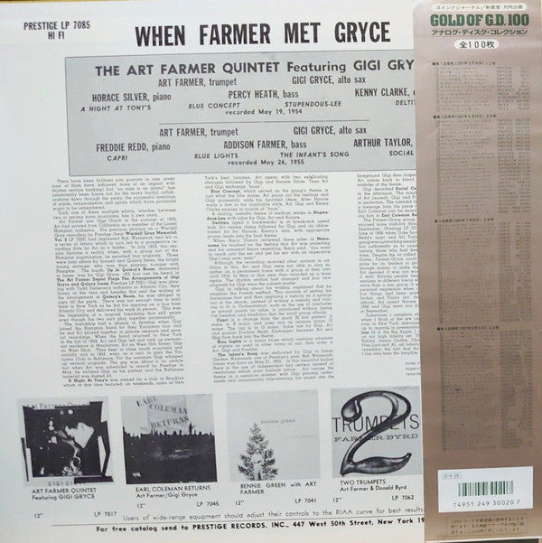 When Farmer Met Gryce