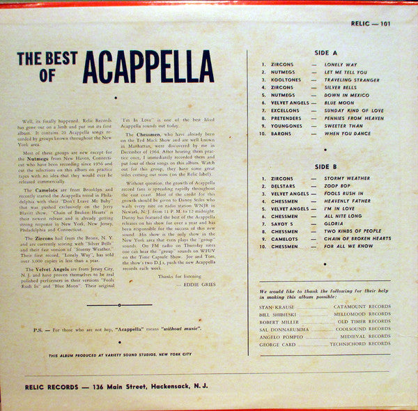 The Best Of Acappella