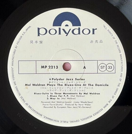 Plays The Blues - Live At The Domicile