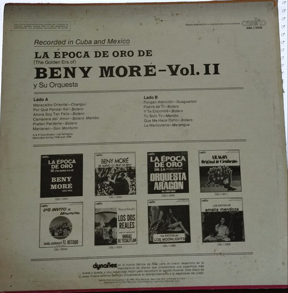 Master Release: La Época De Oro-Vol II by Beny Moré