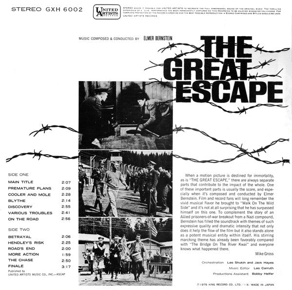The Great Escape  (Original Motion Picture Soundtrack)