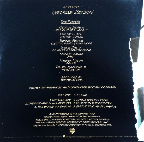 Release: In Flight-Vinyl-US-1977-BSK 2983-16852152