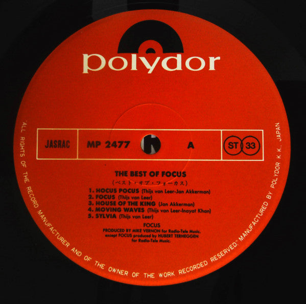 The Best Of Focus = ベスト・オブ・フォーカス