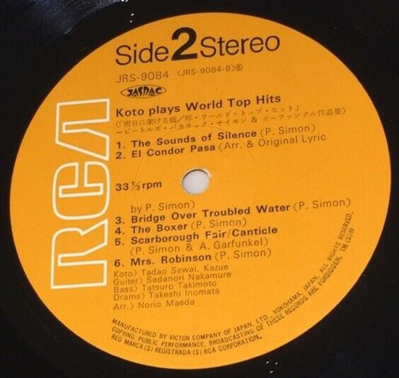 Koto Plays World Top Hits