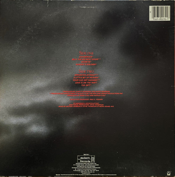 Release: Dangerous-Vinyl-US-1985-90270-1-29268130