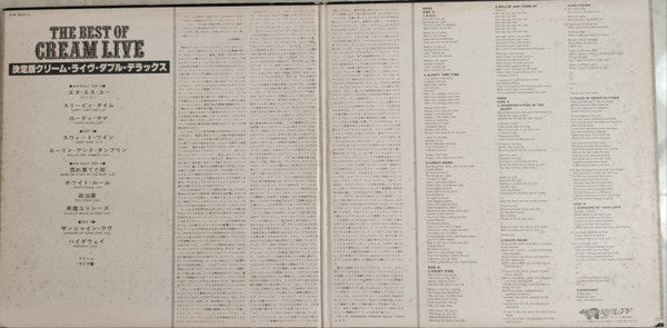 The Best Of Cream Live