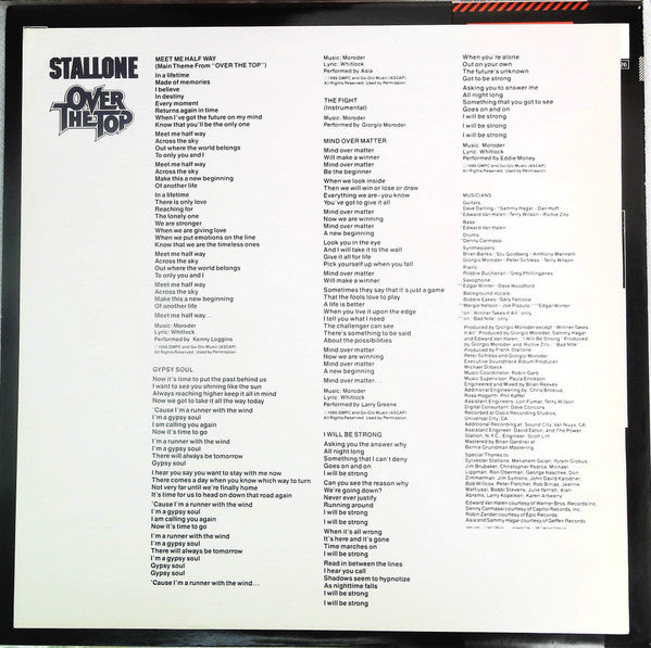 Over The Top (Original Motion Picture Soundtrack)