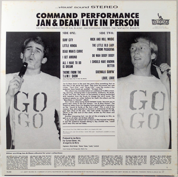 Release: Command Performance-Vinyl-Japan-1982-K22P-231-12416226