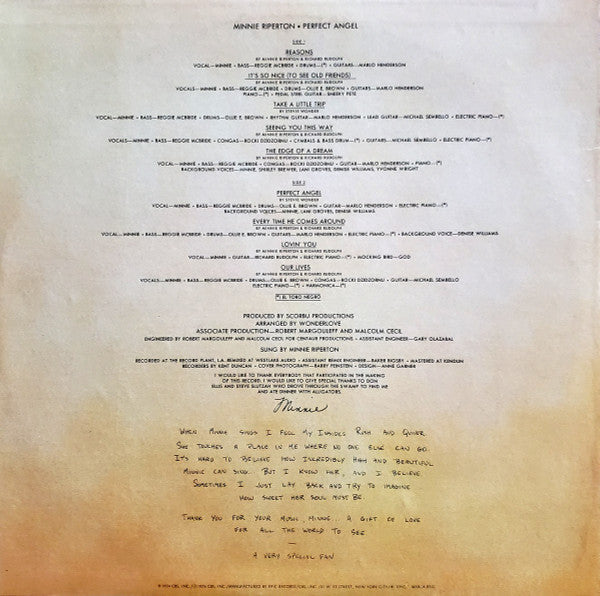 Release: Perfect Angel-Vinyl-US-1974-KE 32561-12662014