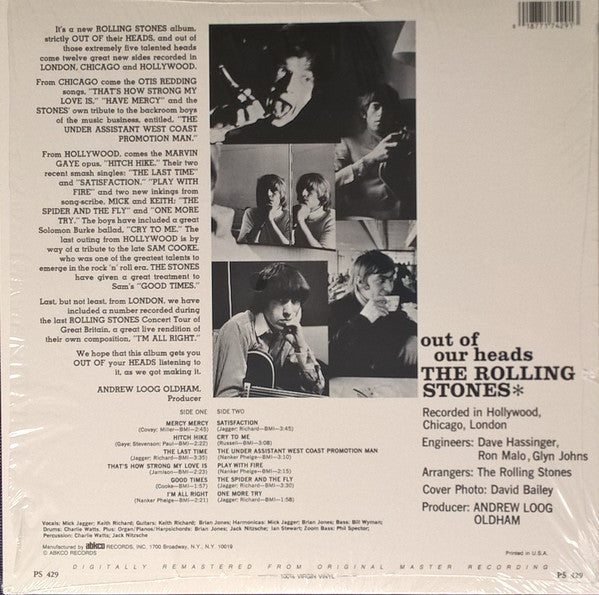Release: Out Of Our Heads-Vinyl-US-1986-74291, PS 429-14510742