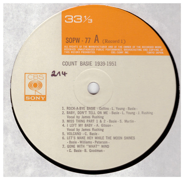 Count Basie 1939-1951